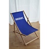 beech wood deck chair